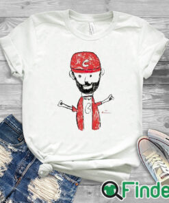 white T shirt Liam Castellanos Shirt Philadelphia Phillies