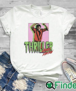 white T shirt Mj Thriller Halloween Special Shirt