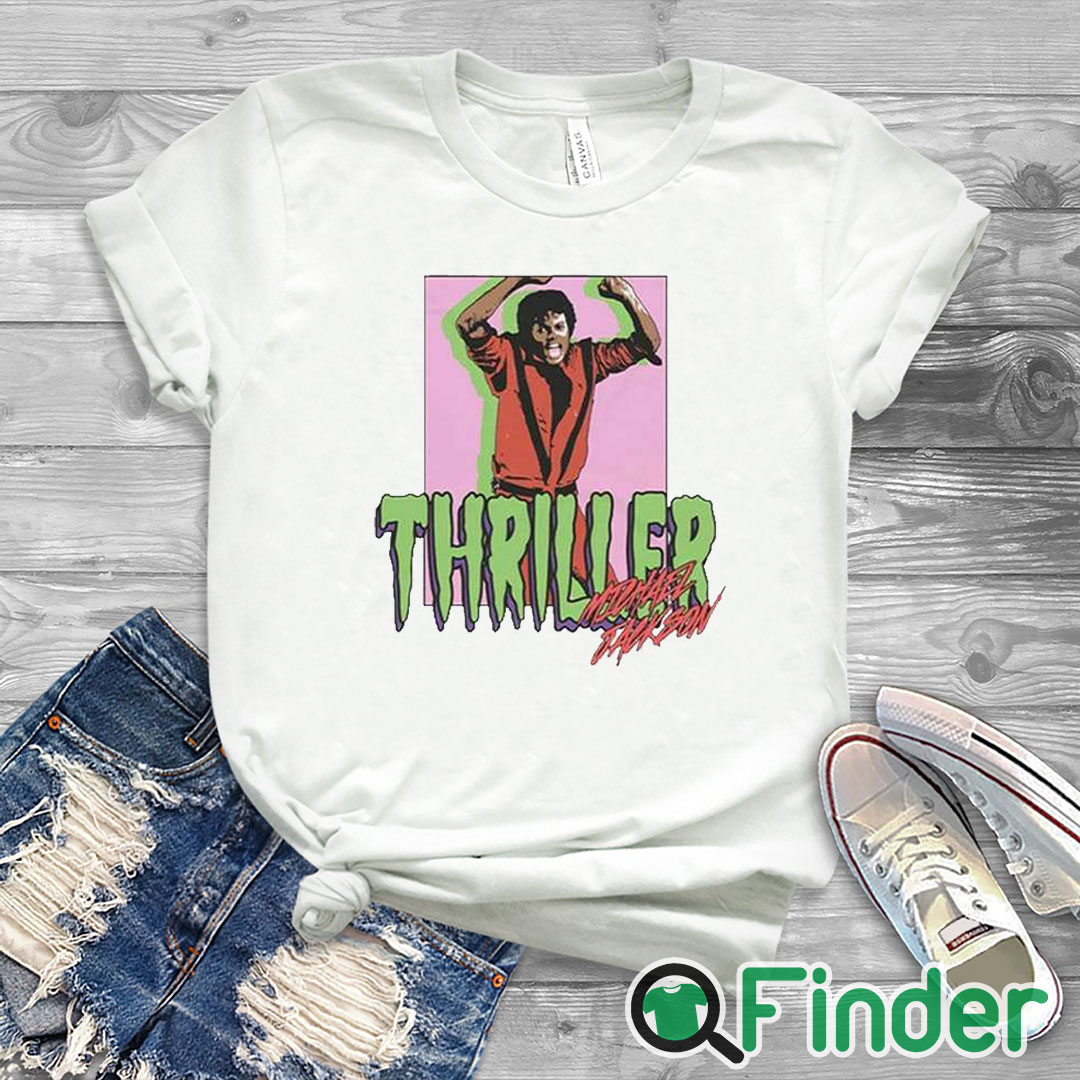 white T shirt Mj Thriller Halloween Special Shirt white T shirt Mj Thriller Halloween Special Shirt