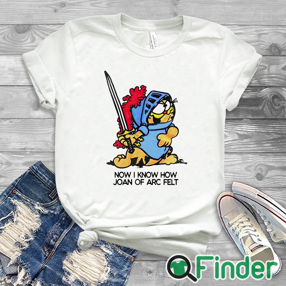 white T shirt Now I Know How Joan Of Arc Felt Garfield Ringer Shirt white T shirt Now I Know How Joan Of Arc Felt Garfield Ringer Shirt