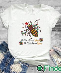 white T shirt Oh Bee Ugly Christmas Sweater