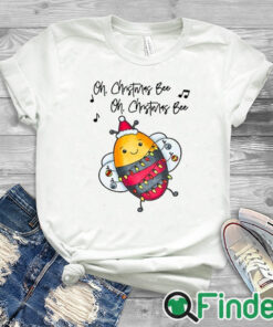 white T shirt Oh Christmas Bee Sweater