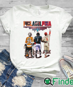 white T shirt Philadelphia Hart And Hurts And Harper Signature Shirt