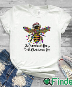 white T shirt Women's Oh Christmas Bee Hoodie