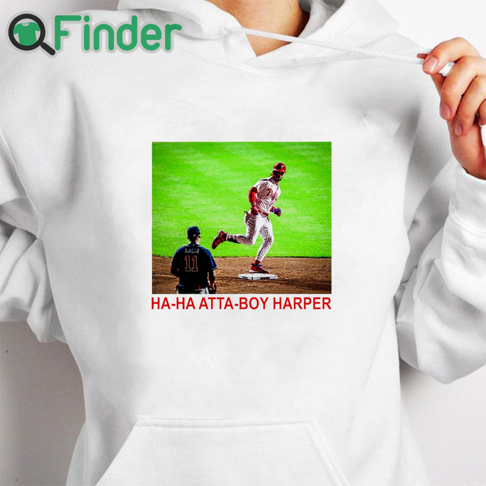 white hoodie Atta Boy Harper Shirt white hoodie Atta Boy Harper Shirt