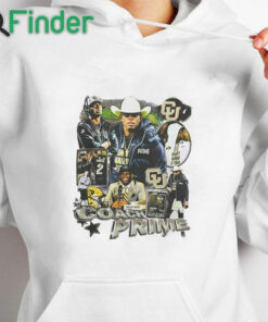white hoodie Bryce Harper Deion Sanders Coach Prime Shirt