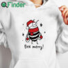 white hoodie Cute Bee Sweatshirts & Hoodies for Christmas