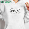 white hoodie Dear Santa I Really Tried Christmas Sweatshirt