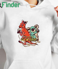 white hoodie Everything’s Rooted Shirt