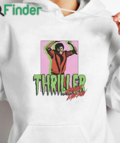 white hoodie Mj Thriller Halloween Special Shirt