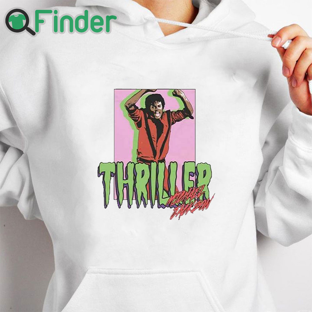 white hoodie Mj Thriller Halloween Special Shirt white hoodie Mj Thriller Halloween Special Shirt