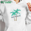white hoodie Philosophy Womens Pullover Christmas Deck The Palms Turquoise Light Sweatshirt