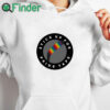 white hoodie Stick Up For Pride Tape Shirt