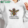 white hoodie Women's Oh Christmas Bee Hoodie