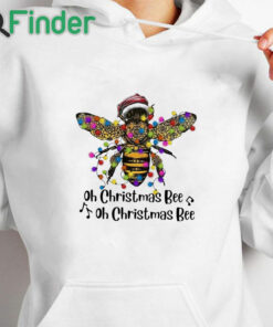 white hoodie Women's Oh Christmas Bee Hoodie