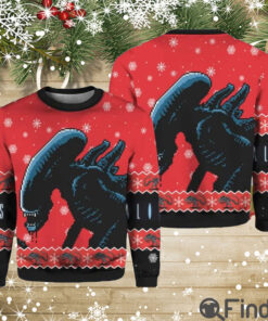 Alien Xenomorph Christmas Sweater