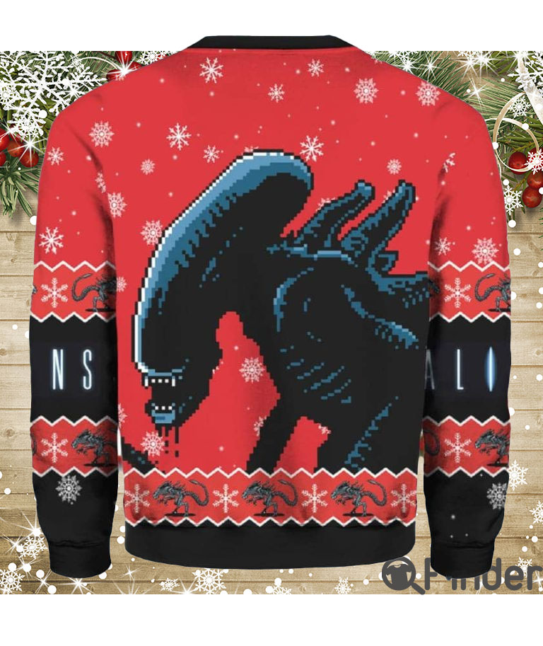 Alien Xenomorph Christmas Sweater Hoodie Alien Xenomorph Christmas Sweater Hoodie