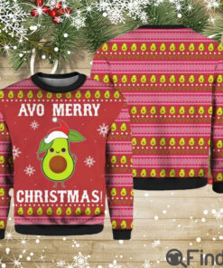 Avocado Avo Merry Christmas Sweater