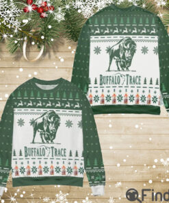 Buffalo Trace Kentucky Straight Bourbon Whiskey Ugly Christmas Sweater