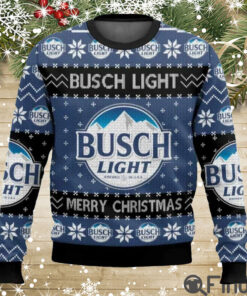 Busch Light Beer Merry Christmas Ugly Sweater