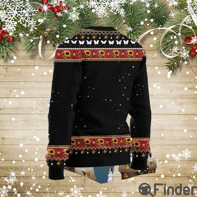 Butterfly Sunshine Ugly Christmas Sweater Hoodie Butterfly Sunshine Ugly Christmas Sweater Hoodie
