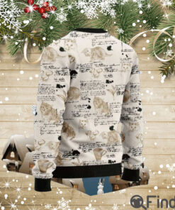 Cat Caffeine Ugly Christmas Sweater Hoodie