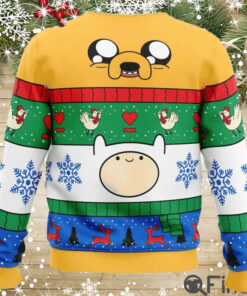 Christmas Finn and Jake Adventure Time Ugly Christmas Sweaters