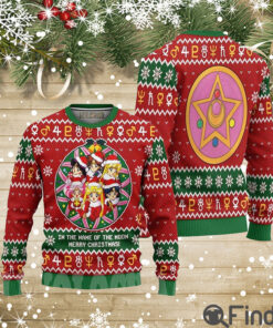 Christmas Holiday Sailor Moon Sailor Guardians Anime Ugly Christmas Sweater