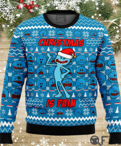 Christmas is Pain Mr. Meeseeks Ugly Christmas Sweater