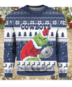 Cowboys Grnch Stolen Ugly Christmas Sweater