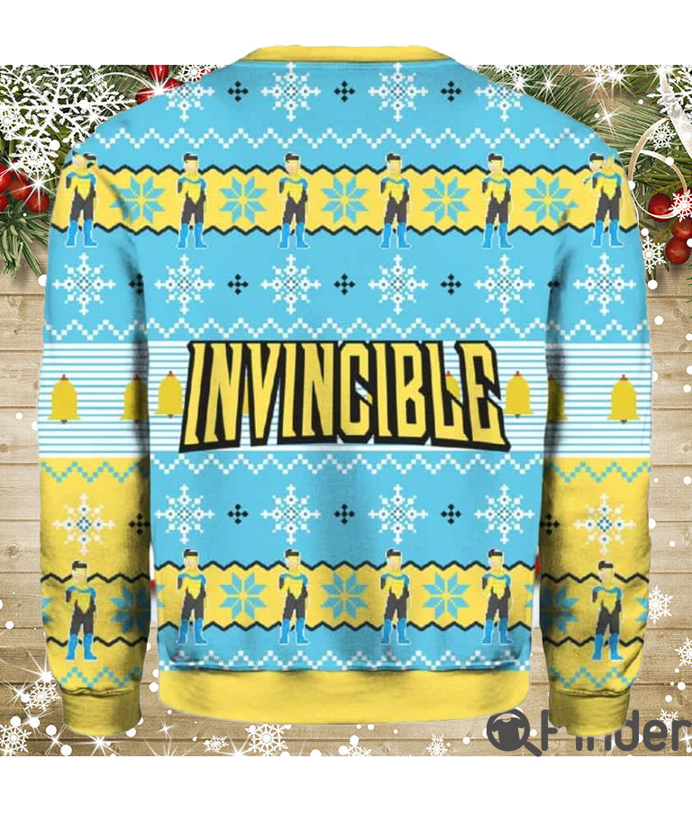 Cute Xmas Invincible Ugly Christmas Sweatshirt Cute Xmas Invincible Ugly Christmas Sweatshirt