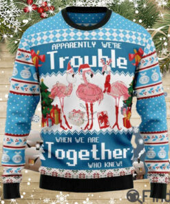 Flamingo Together Ugly Christmas Sweater