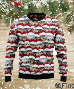Santa Wolf Ugly Christmas Sweater