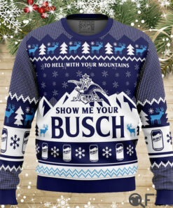 Show Me Your Busch Ugly Christmas Sweater