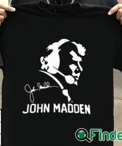 T shirt black John Madden T Shirt