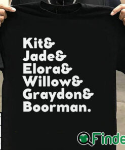 T shirt black Kit & Jade & Elora & Willow & Graydon & Boorman Shirt