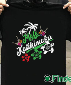T shirt black Mele Kalikimaka Sweatshirt Fun Merry Christmas Sweater