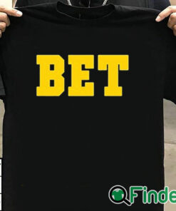 T shirt black Michigan Bet Shirt