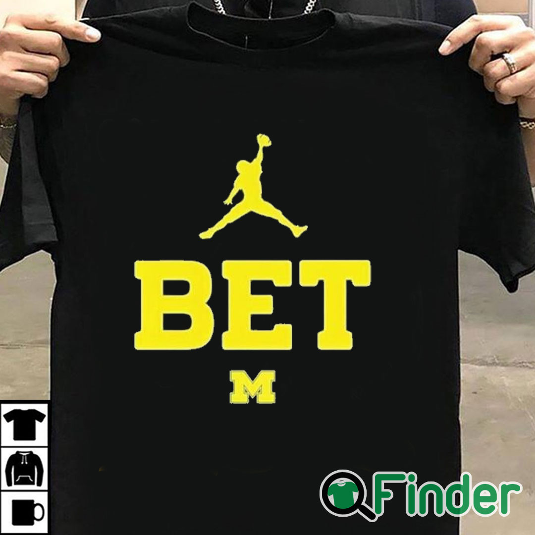 T shirt black Michigan Bet T Shirt T shirt black Michigan Bet T Shirt
