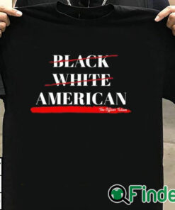 T shirt black Not Black White American The Officer Tatum Shirt