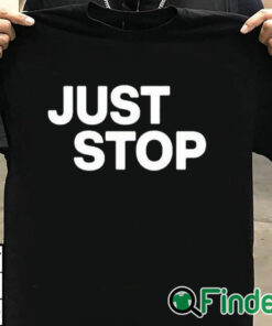 T shirt black Paula London Wearing Just Stop Being Woke Shirt