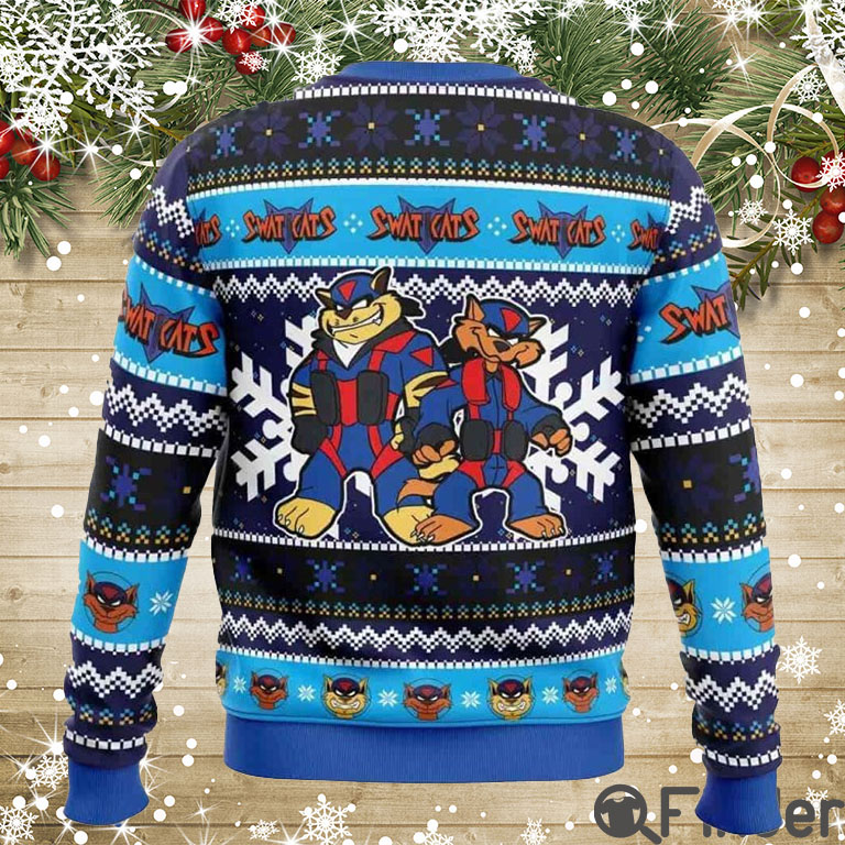 The Radical Squadron Swat Kats Christmas Sweaters The Radical Squadron Swat Kats Christmas Sweaters
