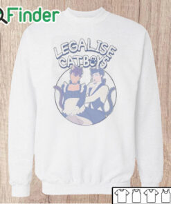 Unisex Sweatshirt Daniel Howell Legalise Catboys Sweatshirt