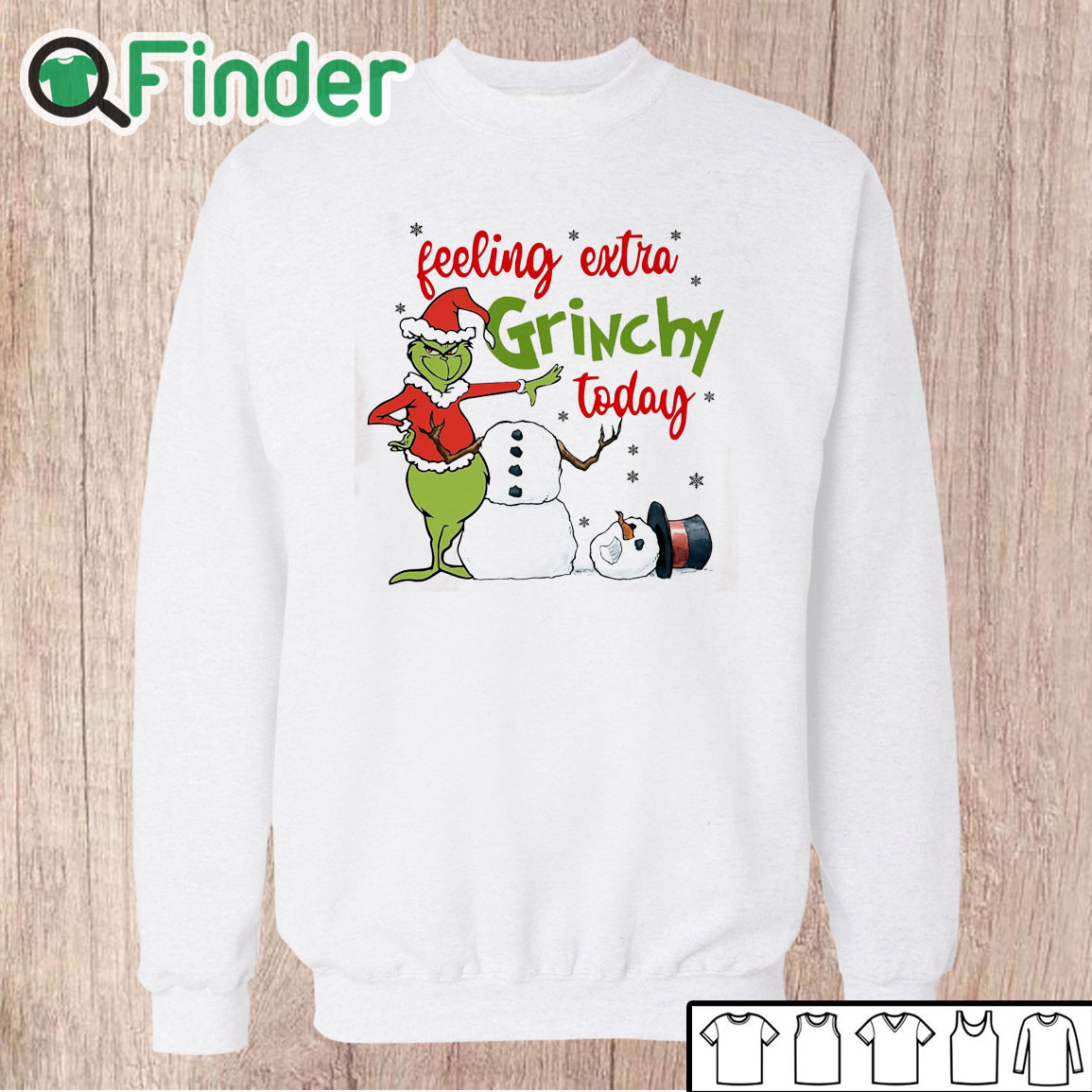 Unisex Sweatshirt Grinch Feeling Extra Grinchy Today Shirt Unisex Sweatshirt Grinch Feeling Extra Grinchy Today Shirt
