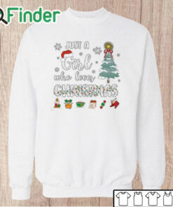 Unisex Sweatshirt Just a Girl Who Loves Christmas Sweatshirt, Christian Christmas Sweatshirts