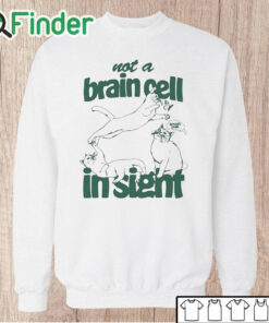 Unisex Sweatshirt Not A Brain Cell In Sight Shirt