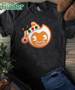black T shirt Bendy Gingerbread Hoodie