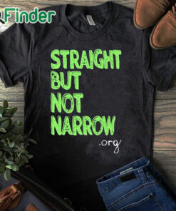 black T shirt Josh Hutcherson Straight But Not Narrow Org Shirt