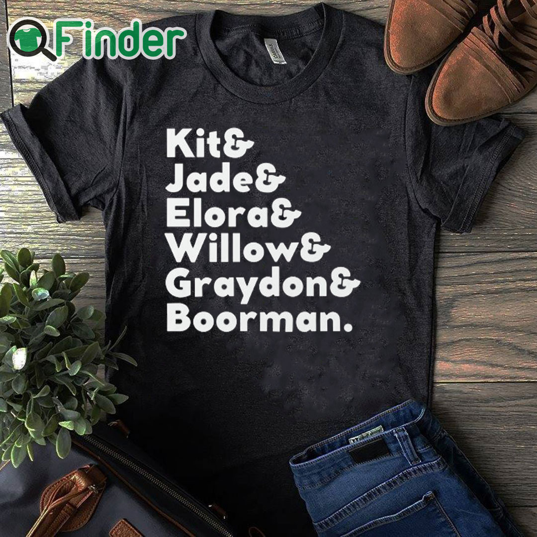 black T shirt Kit & Jade & Elora & Willow & Graydon & Boorman Shirt black T shirt Kit & Jade & Elora & Willow & Graydon & Boorman Shirt