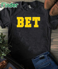 black T shirt Michigan Bet Shirt